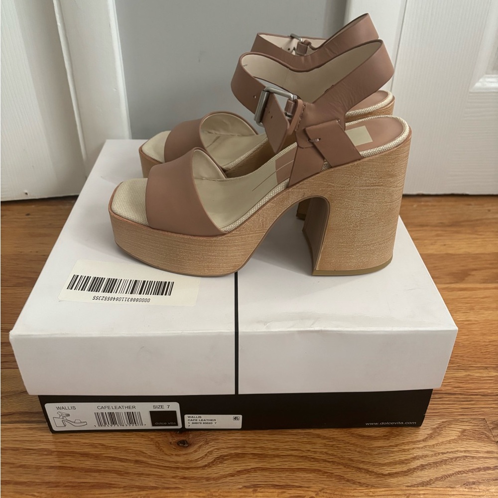 Wallis Women's Brown Platform Heels